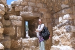 Dr. Budhwani at the ruins of the Ismaili castle at Masyaf, Syria.