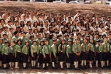 Group photo of Scout Movement in Portugal in 1999.  