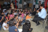 Aga Khan Scouts and Guides rehearsing a flute performance 