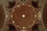 The main entrance hall dome is a visual marvel that rises in a series of arches and corbels upon which the brick dome culminates at its apex.     