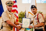 Shan Rajani was recognized by his Commanding Officer upon successfully graduating from Recruit Division Commander School.