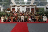 Mawlana Hazar Imam together with leaders of the Jamat from around the world at Aiglemont on the occasion of the inauguration of the Golden Jubilee on 11 July 2007. Zahur Ramji