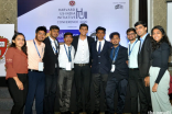 The RFS Contingent at the HUII Conference: from left to right: Arisha Chamadia, Aizaz Dosani, Ali Charaniya, Rahim Panjwani, Saif Lakhani, Yasin Lalani, Tanzim Thobani, Sahil Kadiwar, Nizar Mesani and Ashna Dawoodani