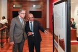 Mr. Larbi R'Miki, Head of Public Diplomacy at the Embassy of the Kingdom of Morocco, and Mr. Shajahan Merchant, President of the Ismaili Council for the Northeastern USA.