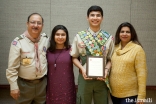 The Chunara Family [From left] Mansoorali Chunara, Sameeta Chunara, Aniq Chunara, and Shahnoor Chunara.