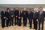 His Eminence Cardinal Collins and members of the Archdiocese with national and regional Ismaili Council leaders. Amyn Kara