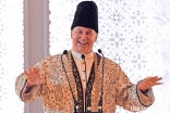 Mawlana Hazar Imam addresses the Jamat at the Diamond Jubilee Darbar in Paris.