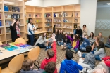 “Now raise your hand if you like math!” exclaims Neelam Hussian, before leading a discussion about Muslim mathematicians credited for introducing the numeral system.