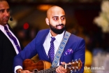 Hasan Ali playing the guitar with Fitoor the Band.