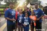 Yasmin Dharamsi (on left in red shirt), with President Zahra Hayat-Daya of the Council for Florida (in blue) and other participants in the Parkland Dash.