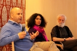 Exploring the power of storytelling in contemporary society with author and documentary filmmaker Tahir Shah, Egyptian storyteller Chirine El Ansary and Aubrey Davis. Salim Nensi