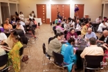 Houston Principal Center seniors enjoying puzzles and bingo.