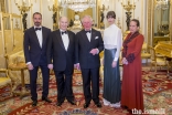 Mawlana Hazar Imam was accompanied by Prince Rahim, Princess Salwa, and Princess Zahra to a dinner at Buckingham Palace, where he was honoured as Global Founding Patron of The Prince’s Trust.