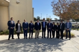 Julian Drinkall, General Manager - Aga Khan Schools meets with Rolando Pablos, former Secretary of State, Texas, and CEO of XNTL, Amyn Merchant, Aga Khan Schools, Rizwan Sheikh, Steering Committee - Texas AOC, Arman Rupani, Member - Texas AoC, members from XNTL, STEP teacher and volunteers from San Antonio Jamat.