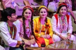 People take time to relax at the Global Village at the 2016 Jubilee Games. JG/Ahmed Charania