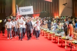 Team USA arrives at the Opening Ceremony of the 2016 Jubilee Games in Dubai, UAE.