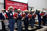 An Ismaili pipe band from Dallas performing at the US Ismaili Games pep rally held in Dallas on 21 November. Umair Ali