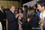 Mawlana Hazar Imam is greeted by hundreds of Jamati leaders and institutional staff at the airport on his departure from Ottawa.