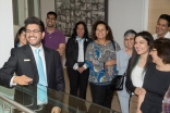 Tour guides conduct mock tours in preparation for the opening of the Ismaili Centre, Toronto. Moez Visram