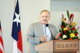 Texas Secretary of State, Honorable Carlos Cascos, delivers a keynote address at the Ismaili Jamatkhana and Center urging the benefits of diversity and civic engagement. Ismaili Council for the USA