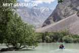 The Aga Khan Agency for Habitat makes bathymetric (depth) assessments of lakes and rivers in Tajikistan jointly with Moscow State University specialists.