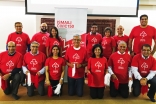 Ismaili CIVIC 150 Edmonton volunteers pose for a photo.