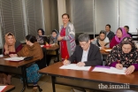 Members of the Jamat at an English as a Second Language class.