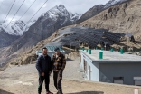 Faruq Vishram (right) pictured at 1MW Duiker Solar Plant with Battery Storage 