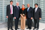 Strengthening Partnership (L to R): Dr S. Sohail H. Naqvi (Rector, UCA), Vice Chancellor of the University of Cambridge, Professor Stephen Toope, Princess Zahra (UCA Trustee), Dr Shamsh Kassim-Lakha (Chairman, Board of Trustees, UCA) and Mr Naguib Kheraj (UCA Trustee).