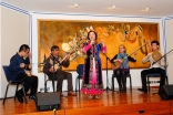 The London Uyghur Ensemble in performance at the Ismaili Centre, London as part of the 2014 Nour Festival. Sadrudin Verjee