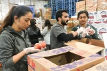 Seattle I-CERV volunteers help Food Lifeline prepare 91,000 lbs of food for those in need.