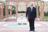 Mawlana Hazar Imam poses for a photograph at the newly inaugurated Sunder Nursery in New Delhi, India.