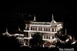 The Aga Khan Palace (Gandhi National Memorial) was lit up to celebrate the 150th anniversary of Mahatma Gandhi's birth on 2 October.