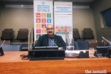 Aziz Nathoo presents at the United Nations in New York City on the role of civil society and specifically on civil dialogue in interfaith spaces.