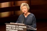 Adrienne Clarkson introduces Mawlana Hazar Imam, recipient of the inaugural Adrienne Clarkson Prize for Global Citizenship. Vazir Karsan