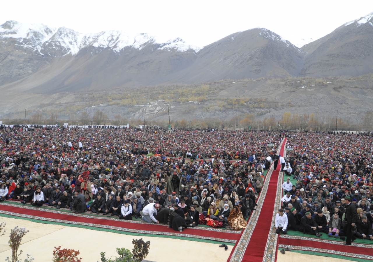 Over 100&amp;nbsp;000 murids gathered for Mawlana Hazar Imam&amp;rsquo;s Golden Jubilee Darbar at Porshinev. 