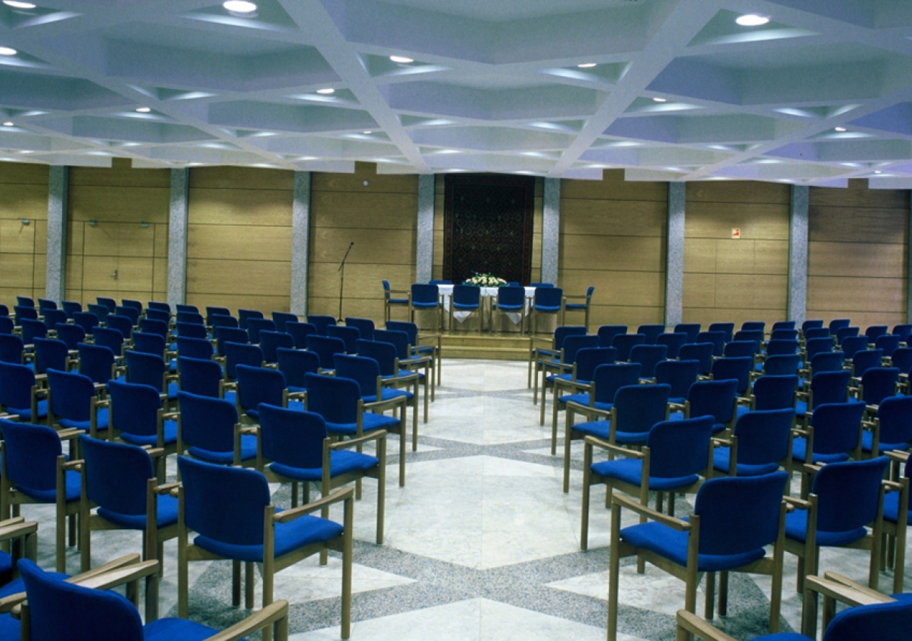 The Social Hall at the Ismaili Centre, Lisbon.