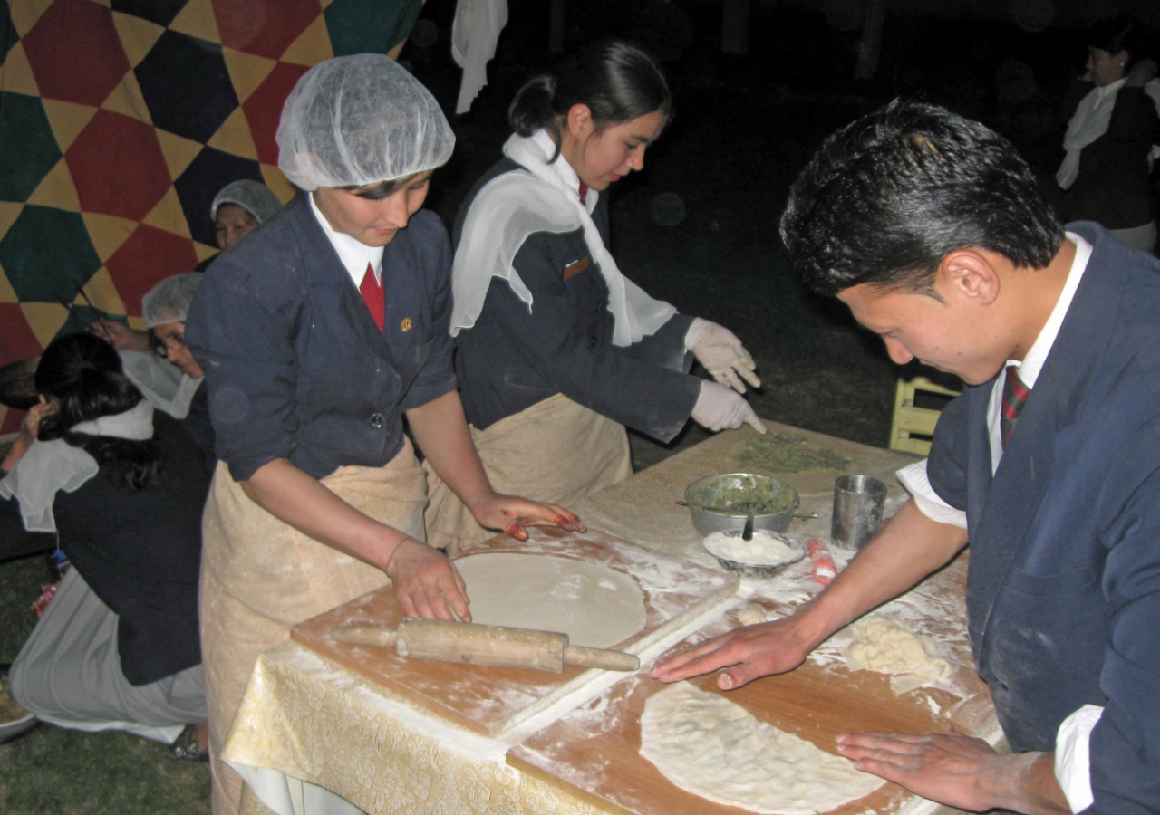 Tasty bolani was a best selling food during the Volunteer Week in Afghanistan.