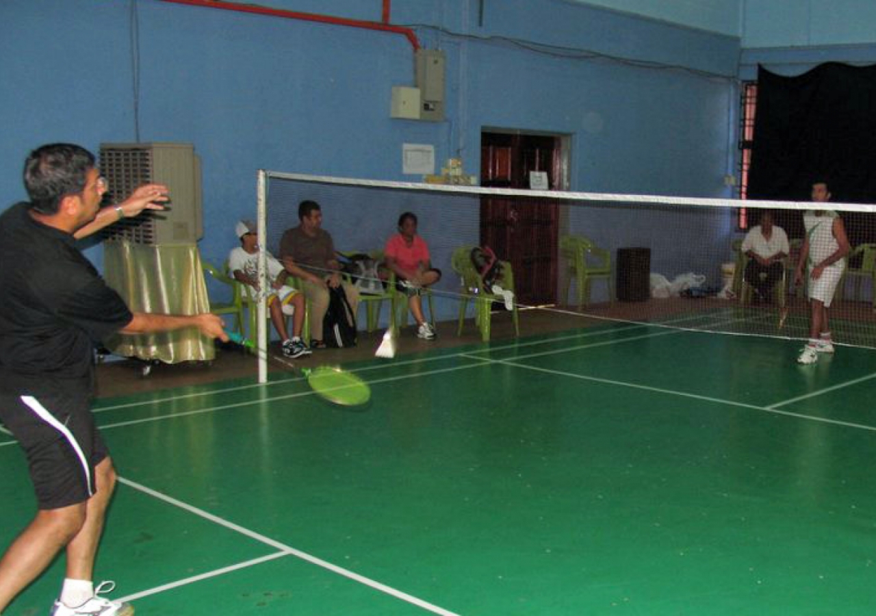 Badminton was one of the centrepiece competitions at Sports Day. Participants had been practicing regularly in the weeks leading up to the event.