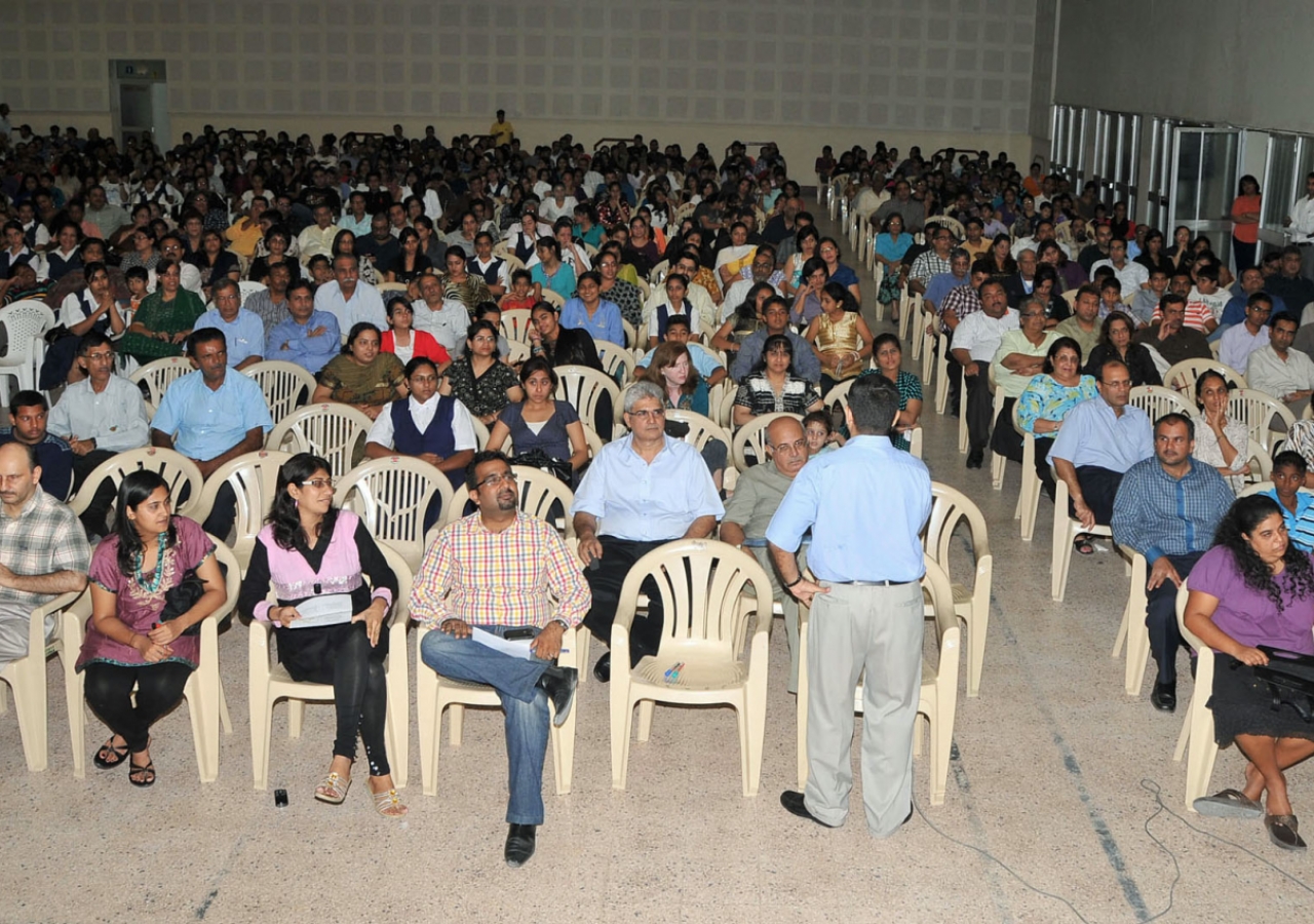 Jamati volunteers participate in a training workshop ahead of Hazar Imam&amp;rsquo;s visit.