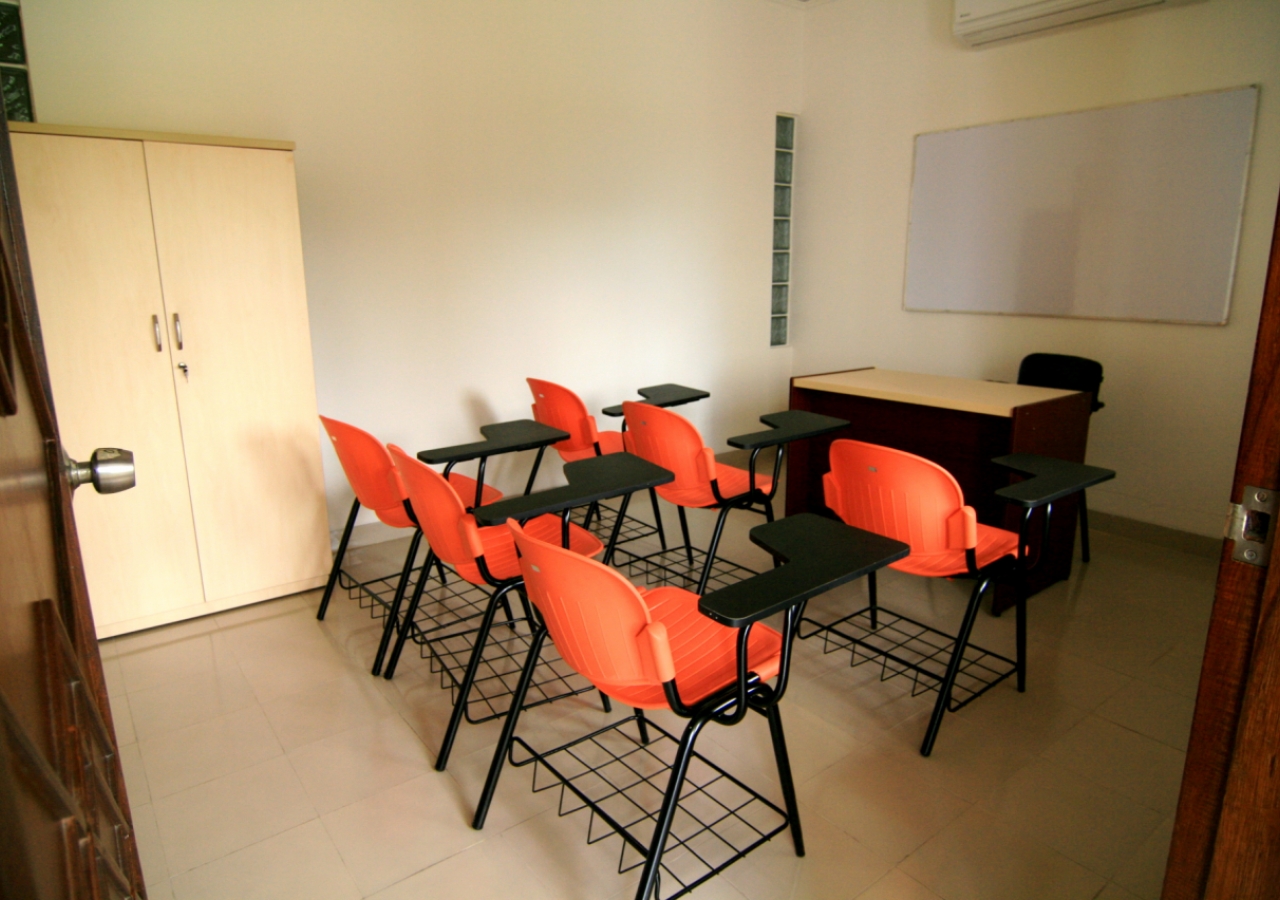 A classroom at the Dhaka Ismaili Jamatkhana and Centre.