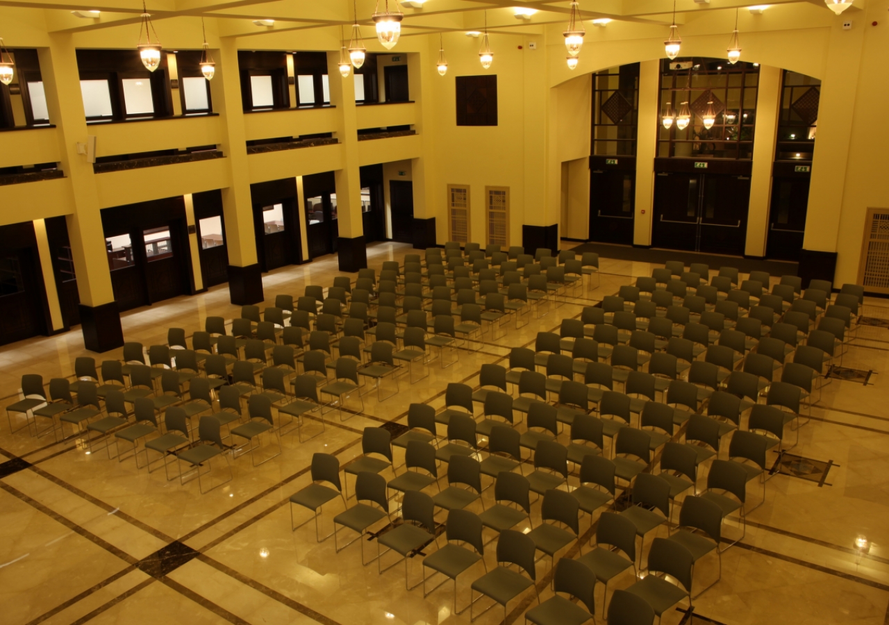 The Social Hall is as a multi-purpose space with capacity to host gatherings of some 200 people.