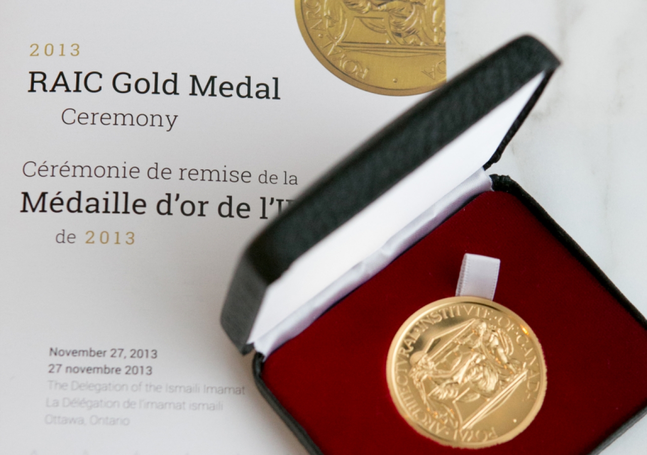 The Gold Medal is the highest honour bestowed by the Royal Architectural Institute of Canada.