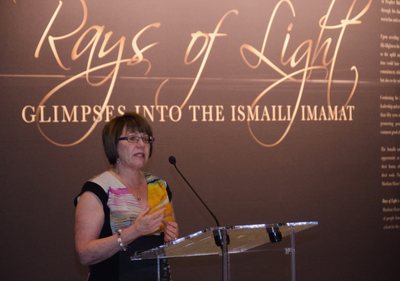 Former Deputy Prime Minister of Canada, the Honourable  Anne McLellan, was among the distinguished guests who viewed RAYS OF LIGHT as it criss-crossed the country.