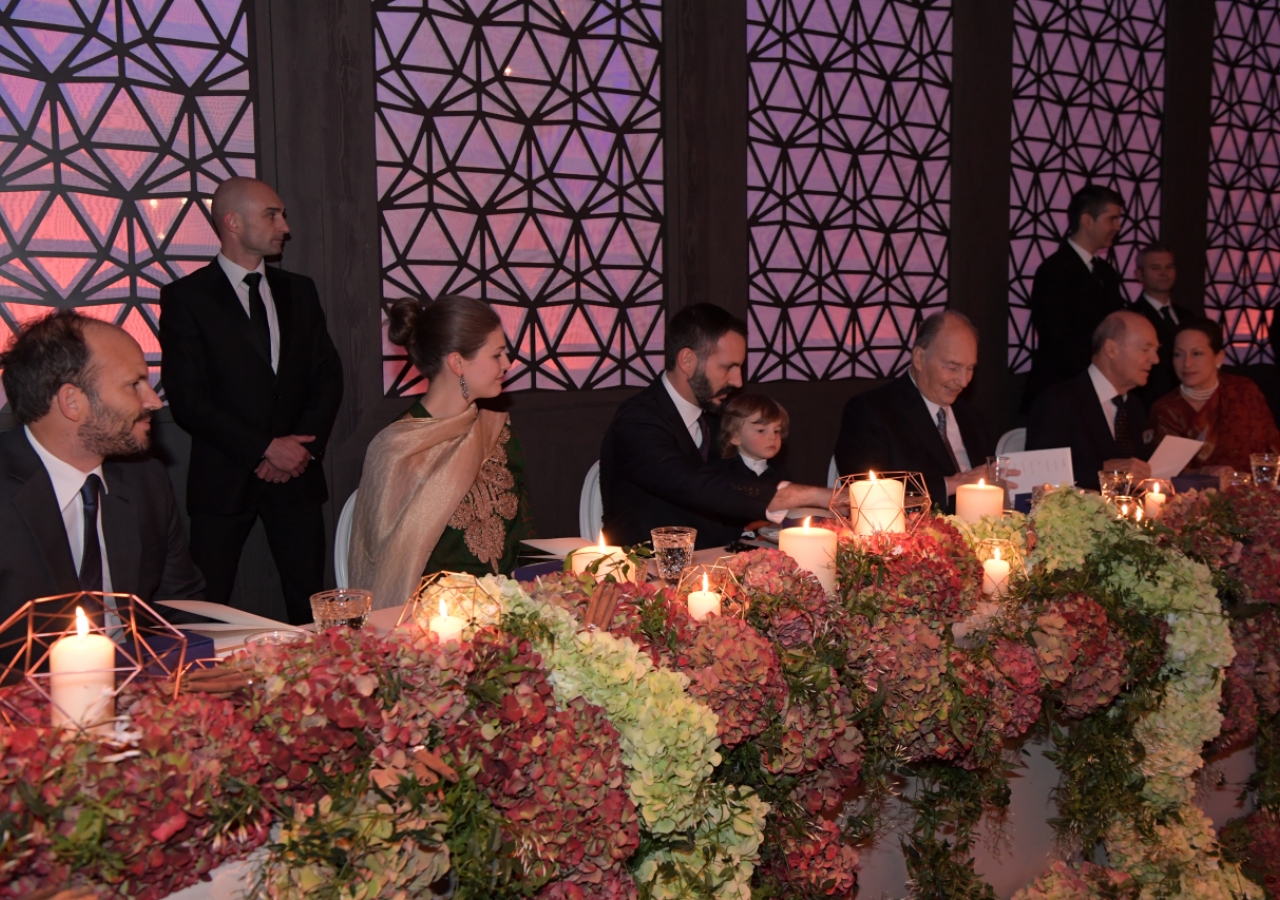 Mawlana Hazar Imam with members of his family. Photo: Zahur Ramji