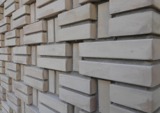 Clay bricks, woven in a variety of patterns, are the most distinctive aspect of the complex.