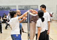 Mixed Doubles Badminton