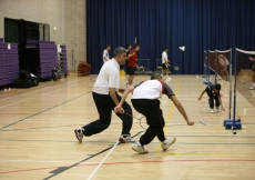 Mens Doubles Badminton