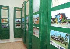 An exhibition about the Aga Khan Award for Architecture was assembled by Bait-ul Ilm teachers and their students.