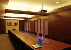 The Council Chamber at the Ismaili Jamatkhana Lahore.